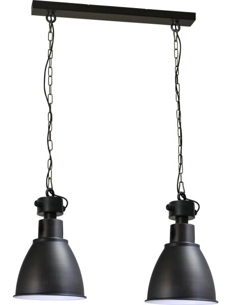 Loft Pendelleuchte Schwarz Metall Industrial Style