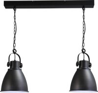 Suspension Noir Métal Premium Artisanat