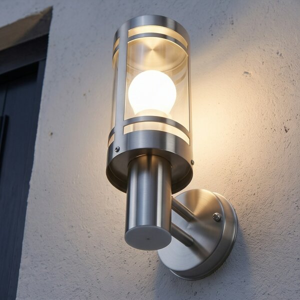 Wandlampe Außen Edelstahl Modern IP44 Garten Hof
