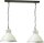 Luminaire suspendu blanc Design industriel fait main