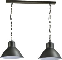 Suspension Gris M&eacute;tal 2flmg fait main Table de...