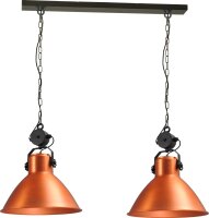 Premium Hängelampe Kupfer schwenkbar 2xE27 Ø45cm