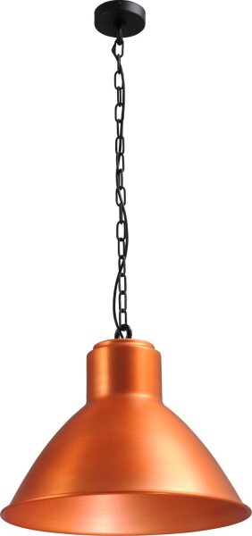 Suspension industrielle en cuivre Table à manger artisanale